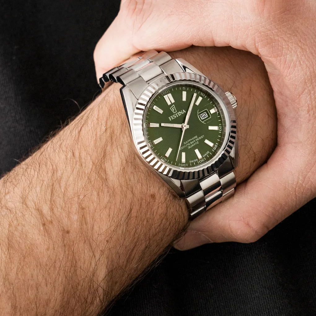 Festina Swiss Made Verde Oliva F20084/C