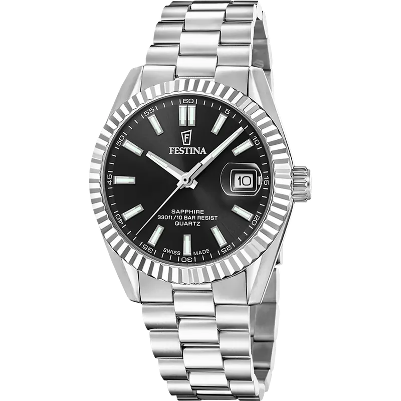 Festina Swiss Made Negro Ónix F20084/D