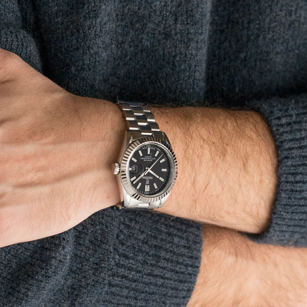 Festina Swiss Made Negro Ónix F20084/D