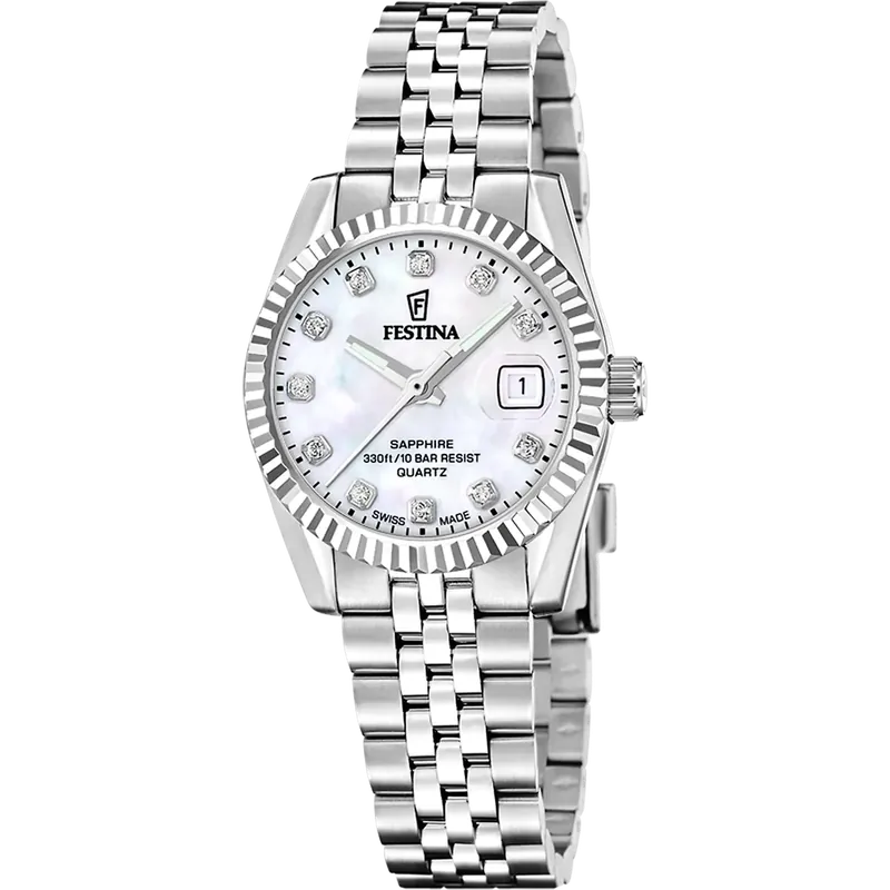 Festina Swiss Made Blanco Perla F20087/1