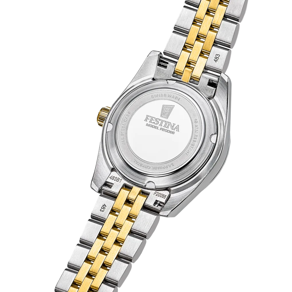Festina Swiss Made Chocolate y Oro F20088/3