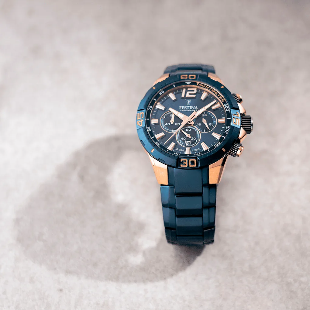 Festina Special Edition Azul y Oro Rosa F20524/1