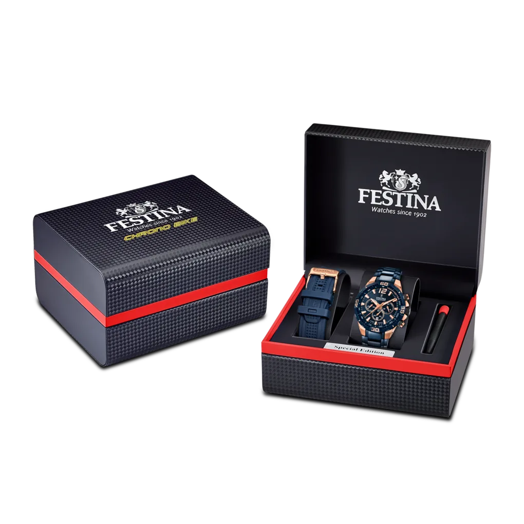 Festina Special Edition Azul y Oro Rosa F20524/1