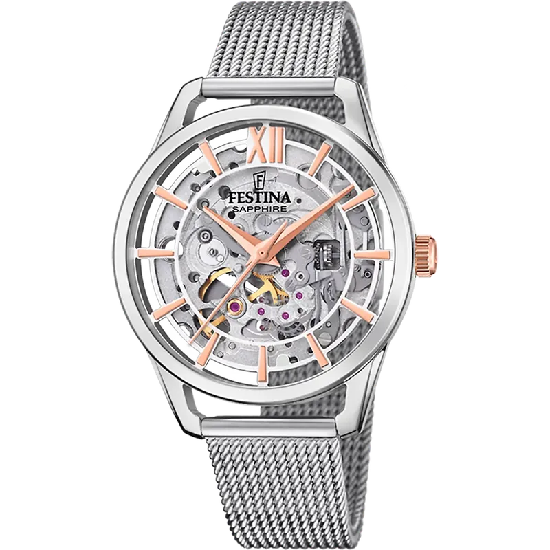 Festina Automatic Esqueleto Rosé F20627/1