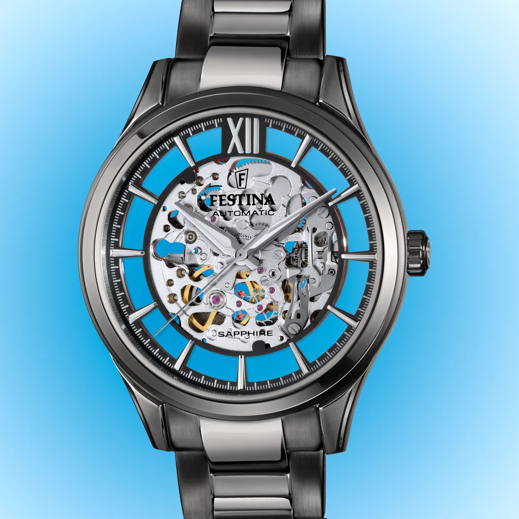 Festina Automatic Esqueleto Grafito F20632/1