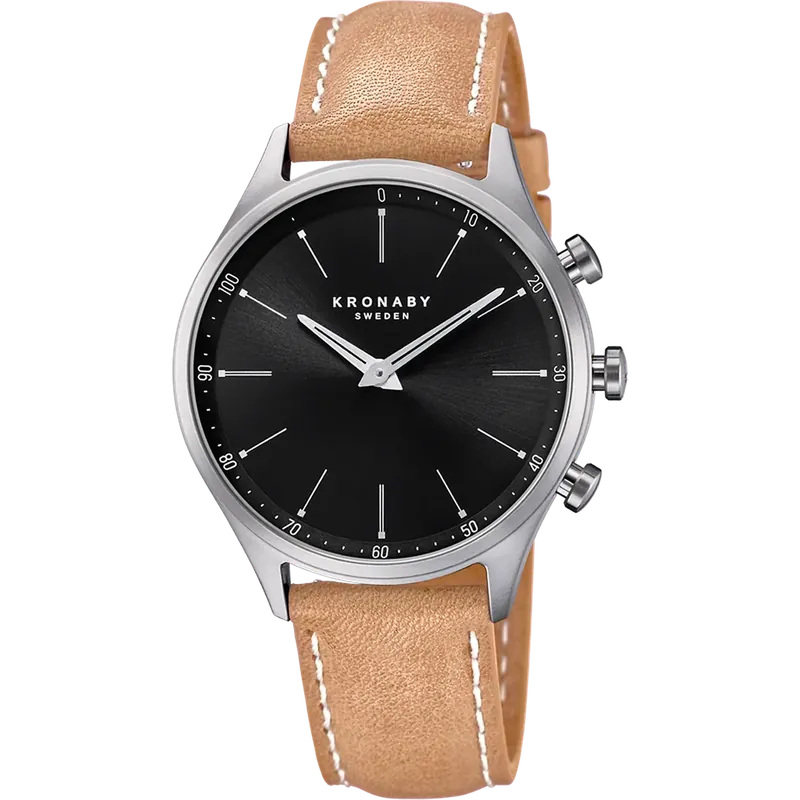 Kronaby Sekel Negro Híbrido S3123/1